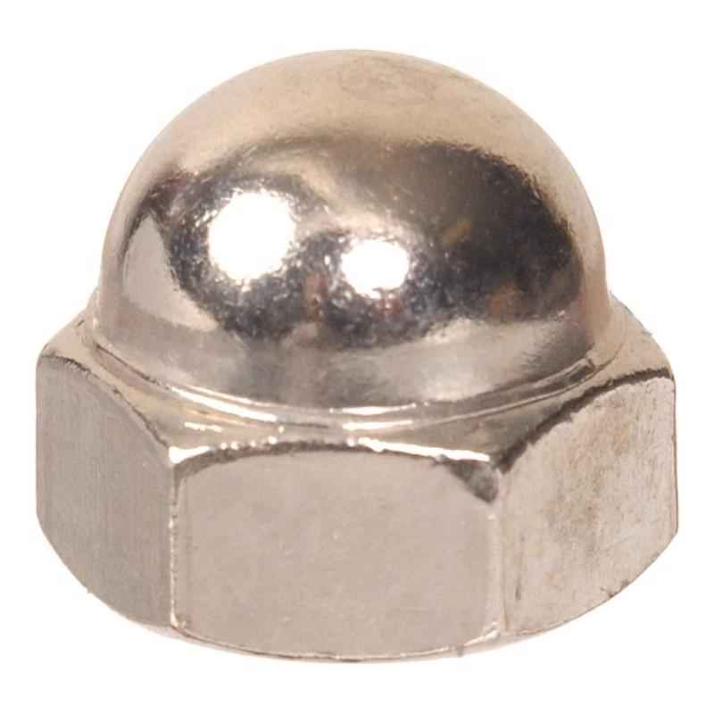 HILLMAN 10-24 in. Nickel Steel USS Acorn Nut 1 pk