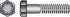 HILLMAN 1/2 in. D X 6 in. L Heat Treated Steel Hex Head Cap Screw 25 pk