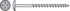 HILLMAN No. 10 X 2-1/2 in. L Phillips Black Phosphate Coarse Cabinet Screws 1 pk