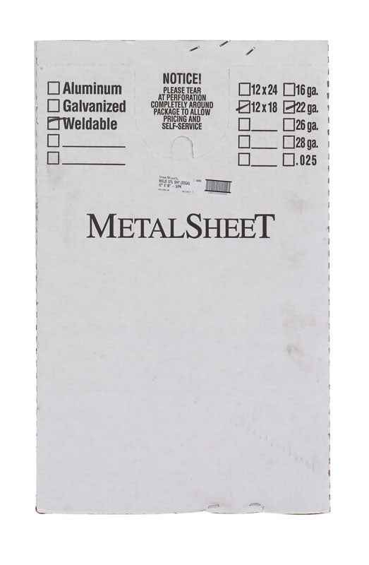 Boltmaster 12 in. Uncoated Steel Weldable Sheet (Pack of 5).