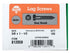 HILLMAN 3/8 in. X 1-1/2 in. L Hex Hot Dipped Galvanized Steel Lag Screw 100 pk
