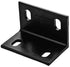 National Hardware 3 in. H X 4.6 in. W X 0.25 in. D Black Structural Steel Inside/Outside Wide Corner