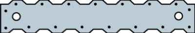 Simpson Strong-Tie 12.81 in. H X 2.06 in. W 20 Ga. Galvanized Steel Strap