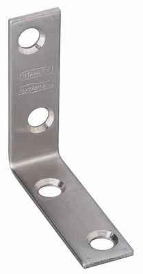 National Hardware 2 in. H X 5/8 in. W Stainless Steel Inside Corner Brace