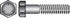 Hillman 3/8 in. D X 4 in. L Heat Treated Zinc Steel Hex Head Cap Screw 50 pk