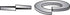 HILLMAN 7/16 in. D Yellow Dichromate Steel Split Lock Washer 50 pk