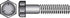 HILLMAN 3/4 in. D X 7 in. L Heat Treated Zinc Steel Hex Head Cap Screw 20 pk