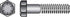 HILLMAN 7/16 in. D X 1-1/4 in. L Heat Treated Steel Hex Head Cap Screw 50 pk
