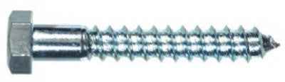 Hillman 3/8 in. X 3-1/2 in. L Hex Zinc-Plated Steel Lag Screw 50 pk