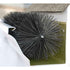 GutterBrush 4.3 in. W X 3 ft. L Black Polypropylene/Steel Gutter Guard