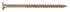 Hillman Power Pro No. 8 X 1-3/4 in. L Star Bronze Ceramic Wood Screws 1 lb 175 pk