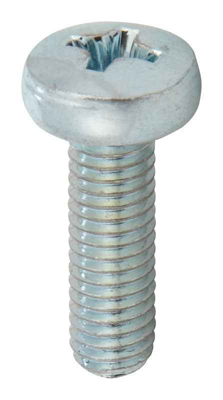 HILLMAN M5-0.8 Ga. X 16 mm L Phillips Pan Head Zinc-Plated Steel Metric Machine Screws 1 pk
