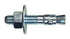 HILLMAN 3/8 in. D X 3-3/4 in. L Steel Round Head Wedge Anchor 25 pc
