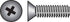 HILLMAN No. 6-32 Ga. X 1 in. L Phillips Flat Head Stainless Steel Machine Screws 100 pk