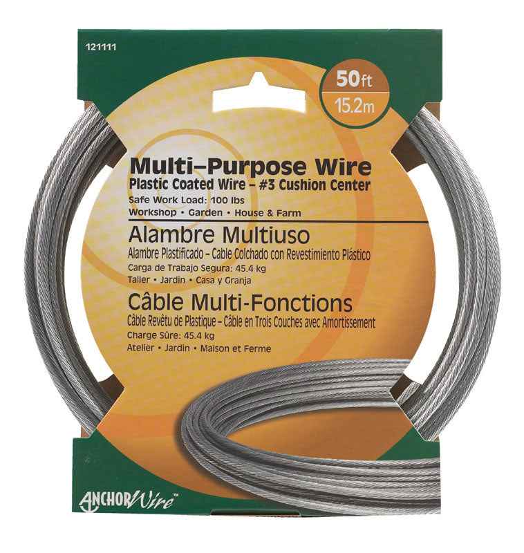 HILLMAN 50 ft. L Galvanized Steel 19 Ga. Wire