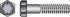 HILLMAN 1/2 in. D X 5 in. L Heat Treated Steel Hex Head Cap Screw 25 pk