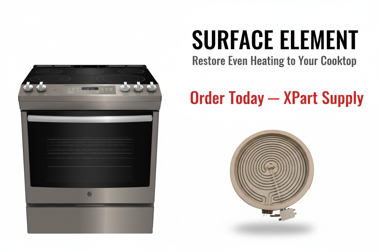 WS01F01164 GE Range Dual Radiant Surface Element – Sales Image | XPart Supply Canada
