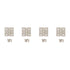 National Hardware 1 in. L Satin Nickel Door Hinge 4 pk