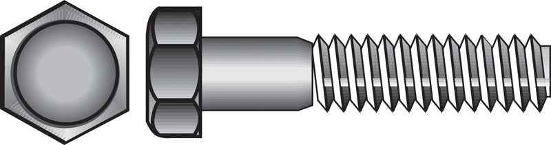 HILLMAN 5/8 in. D X 5 in. L Hot Dipped Galvanized Steel Hex Bolt 25 pk