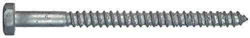 Hillman 1/4 in. X 3 in. L Hex Hot Dipped Galvanized Steel Lag Screw 100 pk