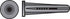 Hillman .138 in. Dia. x 3/4 in. L Plastic Flat Head Conical Anchor 80 pk (Pack of 5)