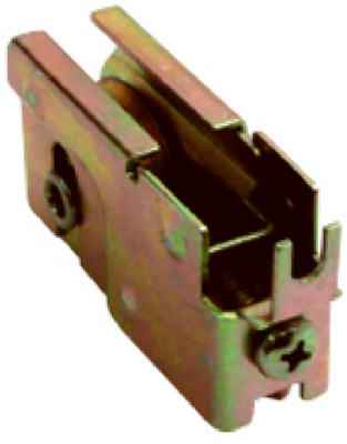Prime-Line 1-1/8 in. D X 5/16 in. L Brass Steel Roller Assembly 1 pk