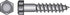 HILLMAN 1/2 in. X 1-1/2 in. L Hex Zinc-Plated Steel Lag Screw 50 pk