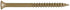 FastenMaster GuardDog No. 10 X 2-1/2 in. L Gold Phillips/Square Bugle Head Deck Screws 75 pk