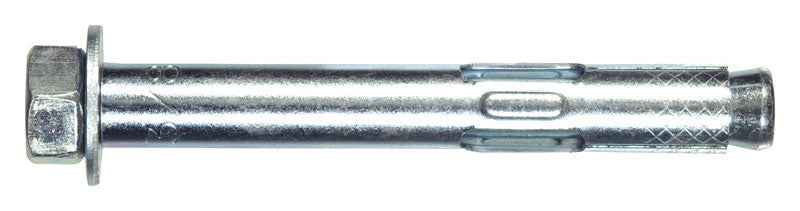 HILLMAN 5/8 in. D X 4-1/4 in. L Steel Hex Head Sleeve Anchors 10 pc