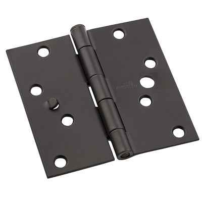 National Hardware 4 in. L Oil Rubbed Bronze Door Hinge 3 pk