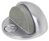 Tell 2 in. W Aluminum Satin Chrome Silver Door Stop Mounts to floor
