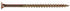 Hillman Power Pro No. 8 X 1-3/4 in. L Star Yellow Zinc Wood Screws 1 lb 175 pk