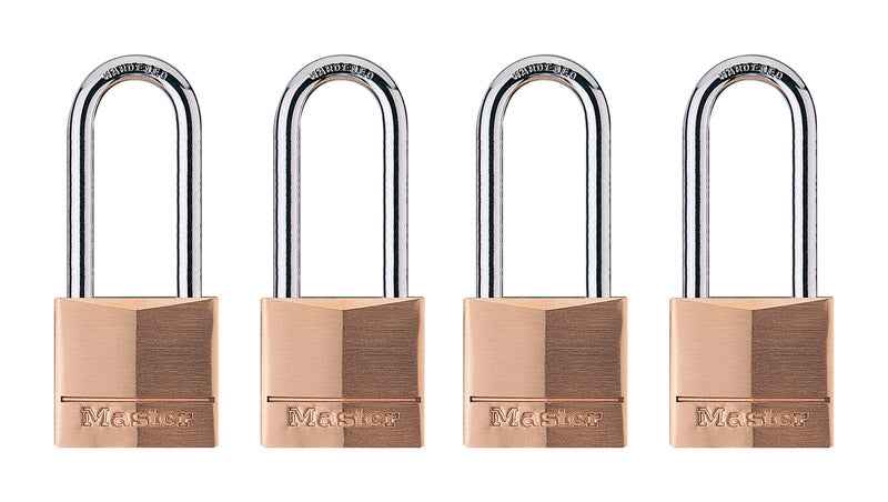 Master Lock 1-9/16 in. W Steel 4-Pin Cylinder Exterior Padlock