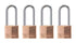 Master Lock 1-9/16 in. W Steel 4-Pin Cylinder Exterior Padlock