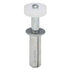 National Hardware Zinc-Plated Plastic/Steel Bi-fold Door Top Wheel Guide 1 pk