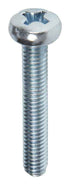 HILLMAN M4-0.7 Ga. X 25 mm L Phillips Pan Head Zinc-Plated Steel Metric Machine Screws 1 pk