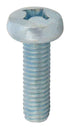 HILLMAN M6-1 Ga. X 20 mm L Phillips Pan Head Zinc-Plated Steel Metric Machine Screws 1 pk