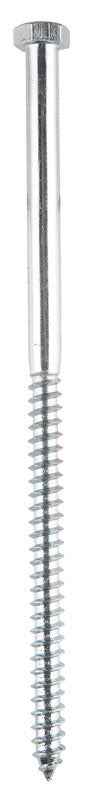 Hillman 3/8 in. X 8 in. L Hex Zinc-Plated Steel Lag Screw 50 pk