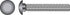 HILLMAN 1/2 in. X 12 in. L Zinc-Plated Steel Carriage Bolt 25 pk
