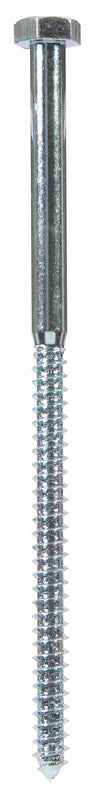 Hillman 5/16 in. X 6 in. L Hex Zinc-Plated Steel Lag Screw 50 pk