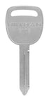 Hillman Silver Brass Double Sided #B102 Automotive Blank Key for GM Models (Pack of 10)