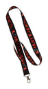 Hillman Miami Hurricanes Polyester Silver Decorative Key Chain Lanyard (Pack of 6)