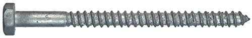 Hillman 3/8 in. X 8 in. L Hex Hot Dipped Galvanized Steel Lag Screw 50 pk