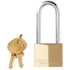 Master Lock 1-9/16 in. W Brass 4-Pin Cylinder Exterior Padlock