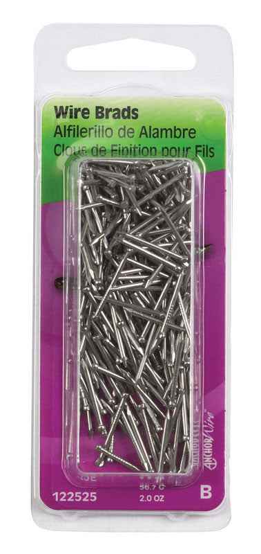 Hillman 18 Ga. x 3/4 in. L Stainless Steel Brad Nails 1 pk 2 oz. (Pack of 6)