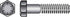 HILLMAN 5/8 in. D X 4 in. L Heat Treated Steel Hex Head Cap Screw 25 pk