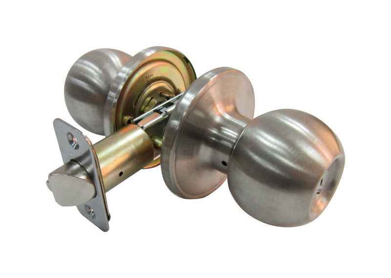 Faultless Ball Satin Entry Knobs Right or Left Handed