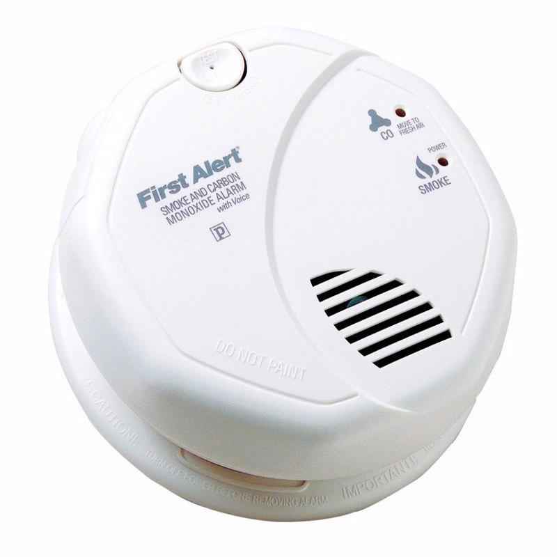 BRK Hard-Wired w/Battery Back-up Electrochemical/Photoelectric Smoke and Carbon Monoxide Detector 1