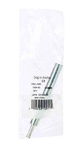 HILLMAN 3/8 in. D X 5 in. L Steel Round Head Setting Tool Drop-In Anchor 1 pk