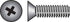 HILLMAN No. 10-32 Ga. X 2 in. L Phillips Flat Head Zinc-Plated Steel Machine Screws 100 pk